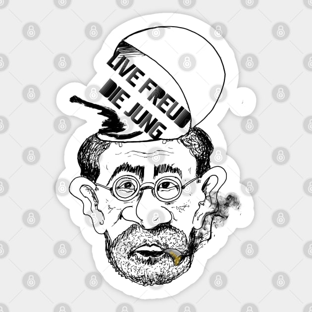 LIVE FREUD DIE JUNG Sticker by LanaBanana